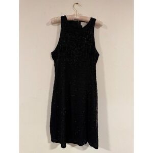 Vintage Beaded‎ Silk Dress